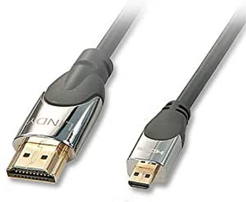 LINDY 2m CROMO High Speed HDMI to Micro HDMI Cable with Ethernet