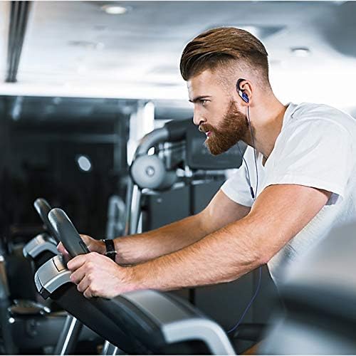 Panasonic RP-HS35ME-K Sports Headphones Headset for Mobile Telephony, Interchangeable Passport Pieces (S/M/L), IPX2 Protection, Clip, Black