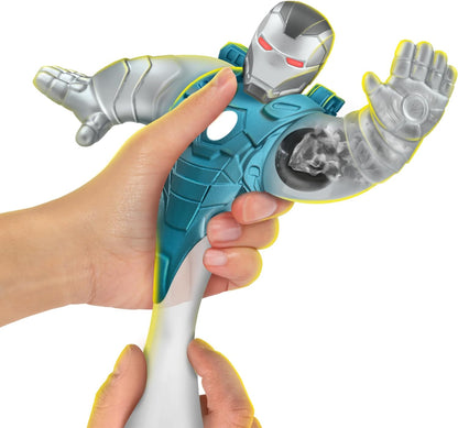 Heroes of Goo Jit Zu Goo Shifters the Marvel edition Hero Pack. Armored Energy War Machine. I'm Super Squishy. Crush the Core! Transform the Goo!