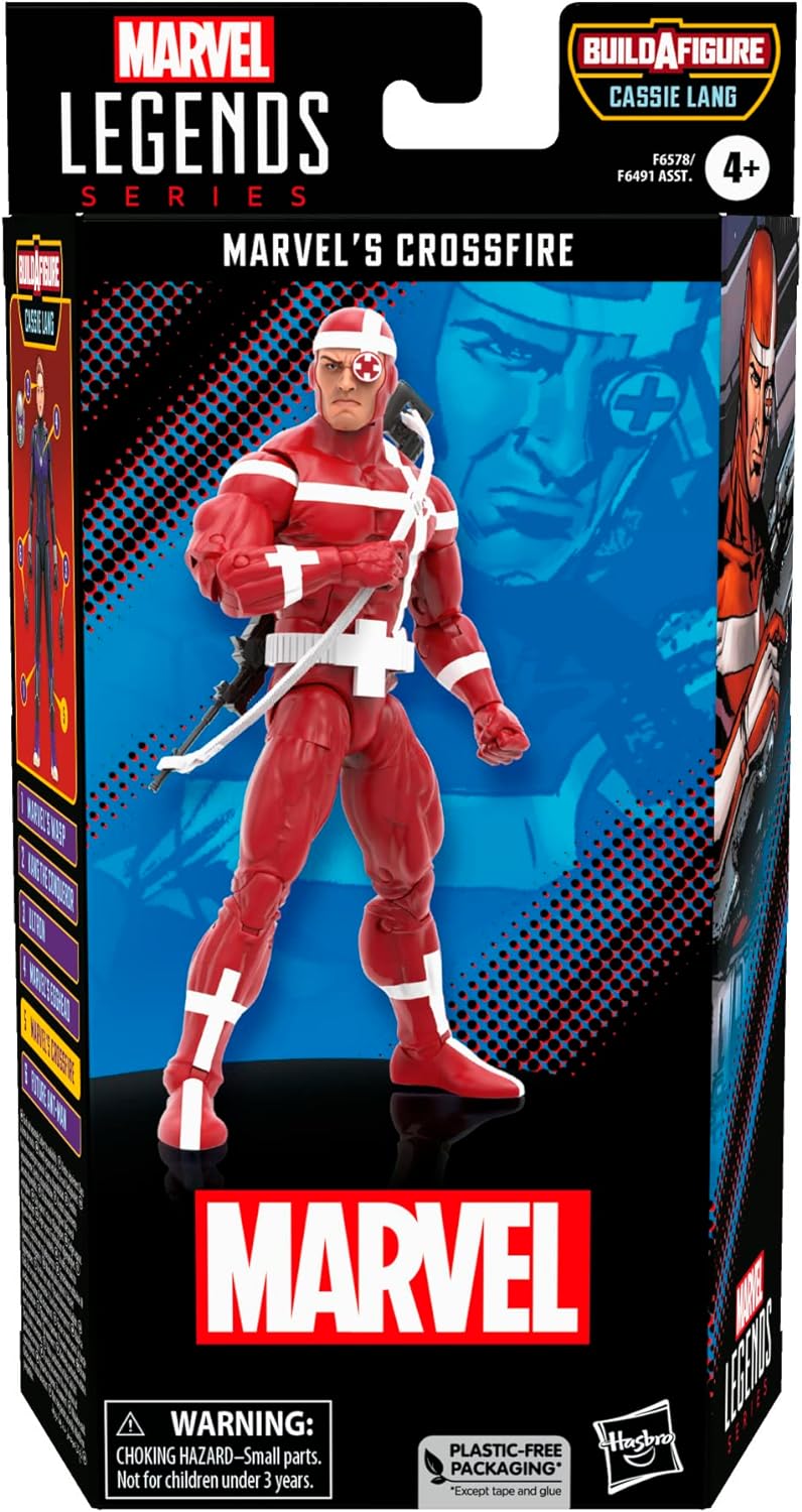 Marvel Hasbro Legends Series - Figura de Crossfire de 15 cm - Cómics Legends - A Partir de 4 años