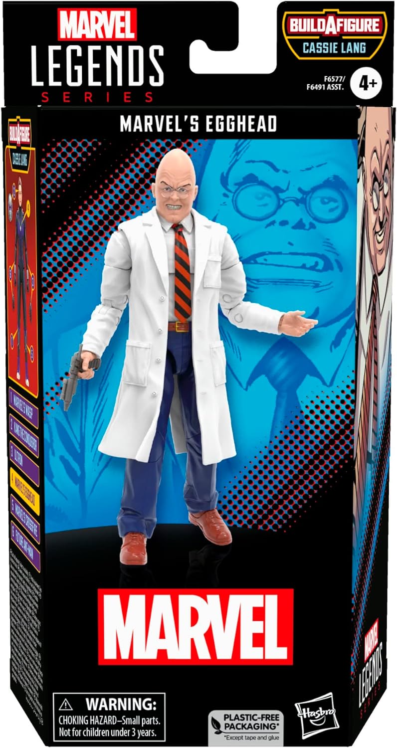 Marvel Hasbro Legends Series - Figura de Egghead de 15 cm - Cómics Legends - A Partir de 4 años