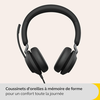 Jabra Evolve2 40 SE USB-C Stereo UC Black
