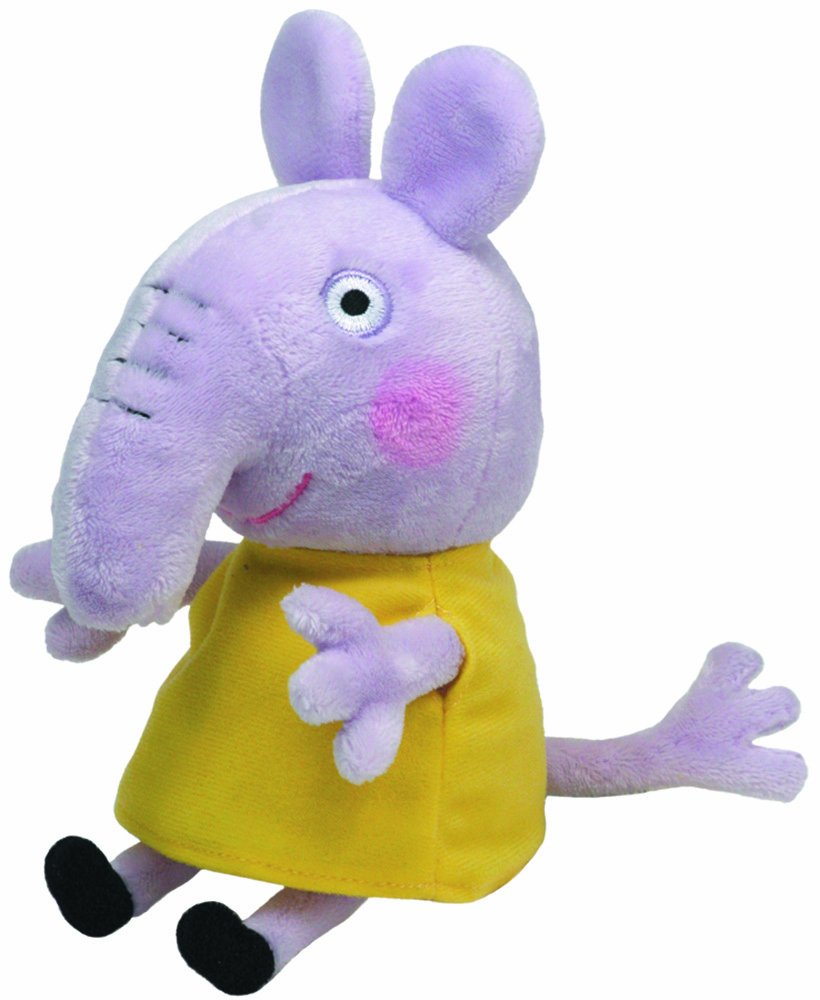 TY 46173 Peppa Pig Plush Emily Elephant, Multicolored, 6"