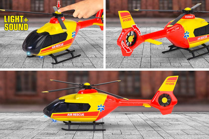 Majorette 213713002 Helikopter Toy Vehicles, red/Yellow