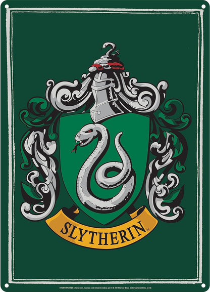 HARRY POTTER - Plaque Metal 21 X 15 - Slytherin