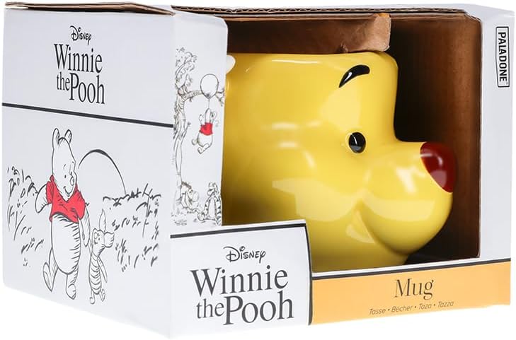 Paladone Disney Classic Winnie The Pooh Mug Perfect Disney Kitchen Addition, Ceramic Mug 350Ml (11 Fl Oz