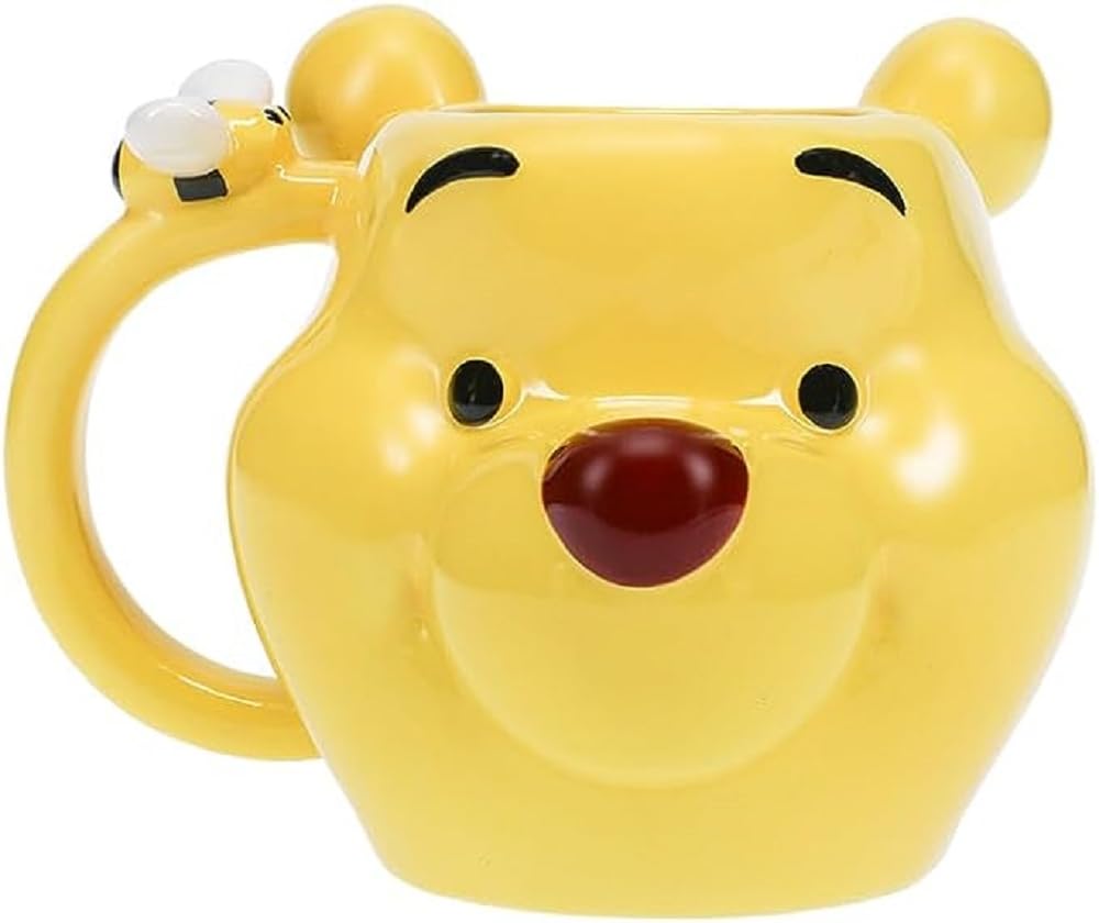 Paladone Disney Classic Winnie The Pooh Mug Perfect Disney Kitchen Addition, Ceramic Mug 350Ml (11 Fl Oz