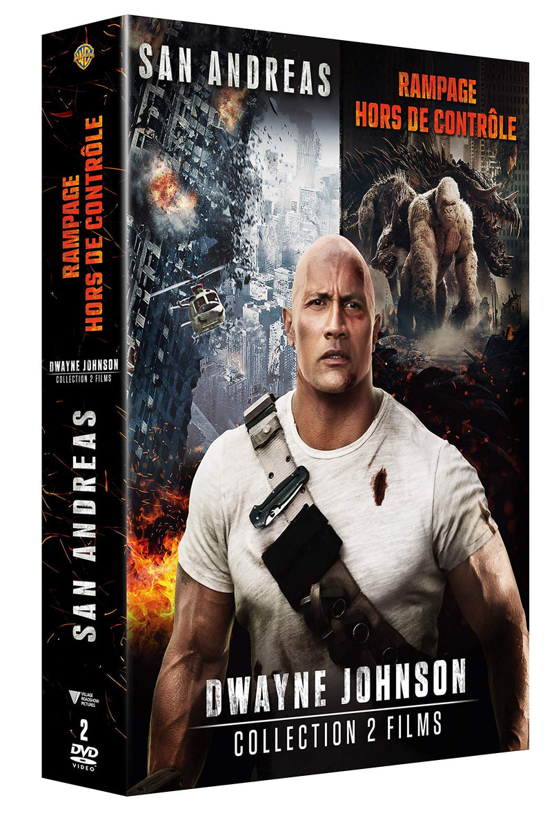Coffret dwayne johnson 2 films : rampage ; san andreas