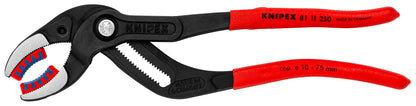 Knipex Siphon and Connector Pliers black atramentized, with non-slip plastic coating 250 mm (self-service card/blister) 81 11 250 SB
