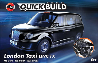 Airfix Quickbuild J6051 London Taxi LEVC TX Model Making kit, Multicoloured
