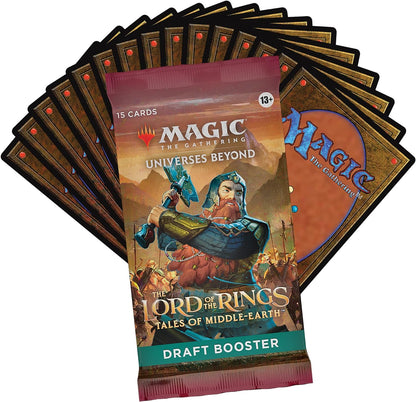 Magic: The Gathering The Lord of The Rings: Tales of Middle-Earth Draft Booster Box - 36 Packs + 1 Box Topper Card