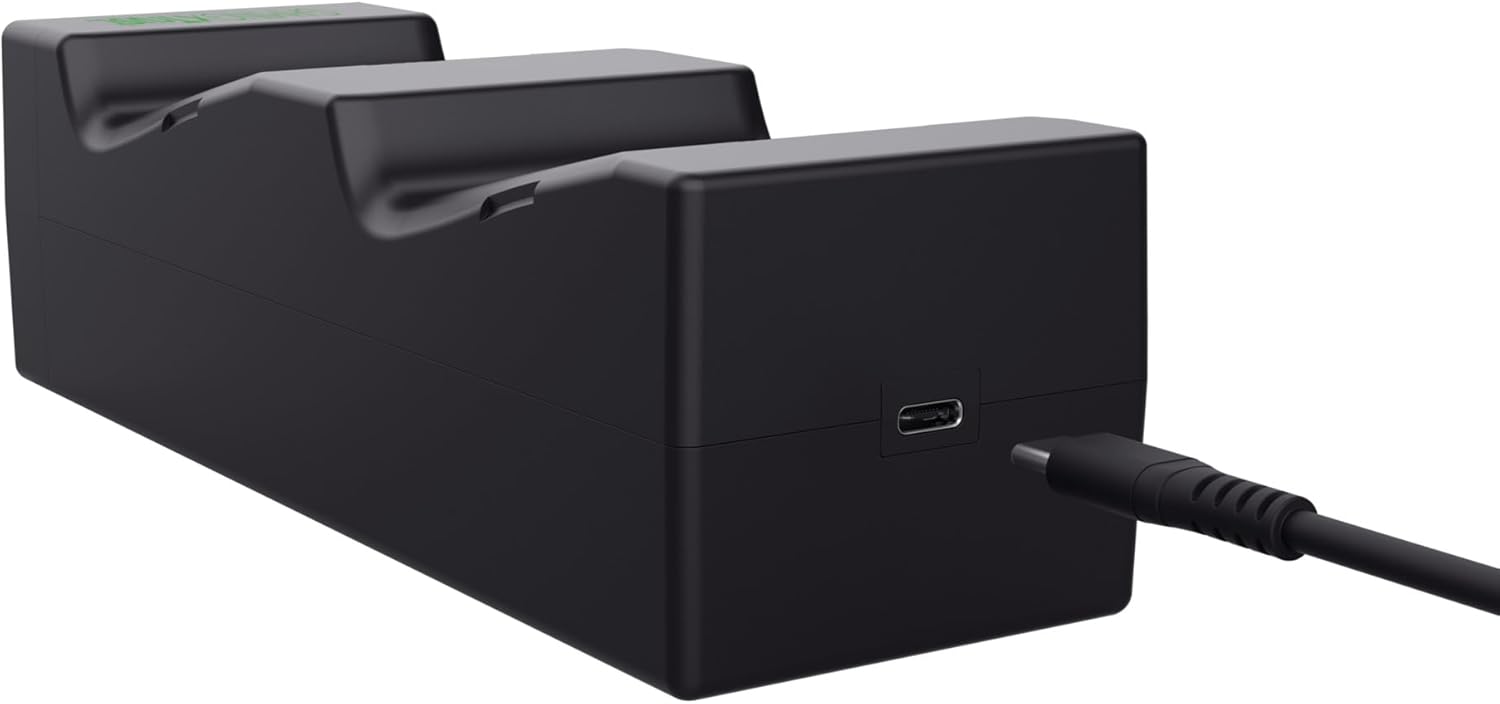 Trust Gaming GXT 250 Duo Charging Dock for Xbox Series X/S Controller, Charger Dock Station XSX - Black