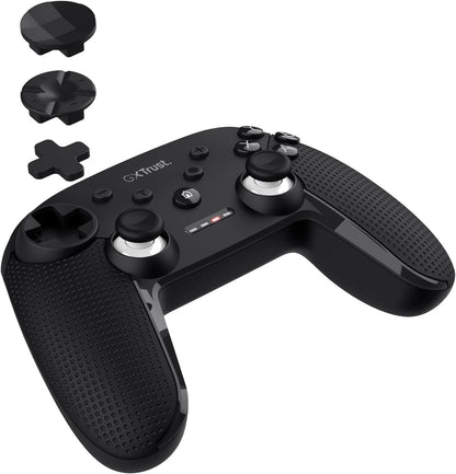 Trust Gaming GXT 542 Muta Wireless Controller, 75% Recycled Materials, Bluetooth / 2.4GHz / USB, Rechargeable Battery, Nintendo Switch Controller, Gamepad for PC, Console, iOS, Android, Windows