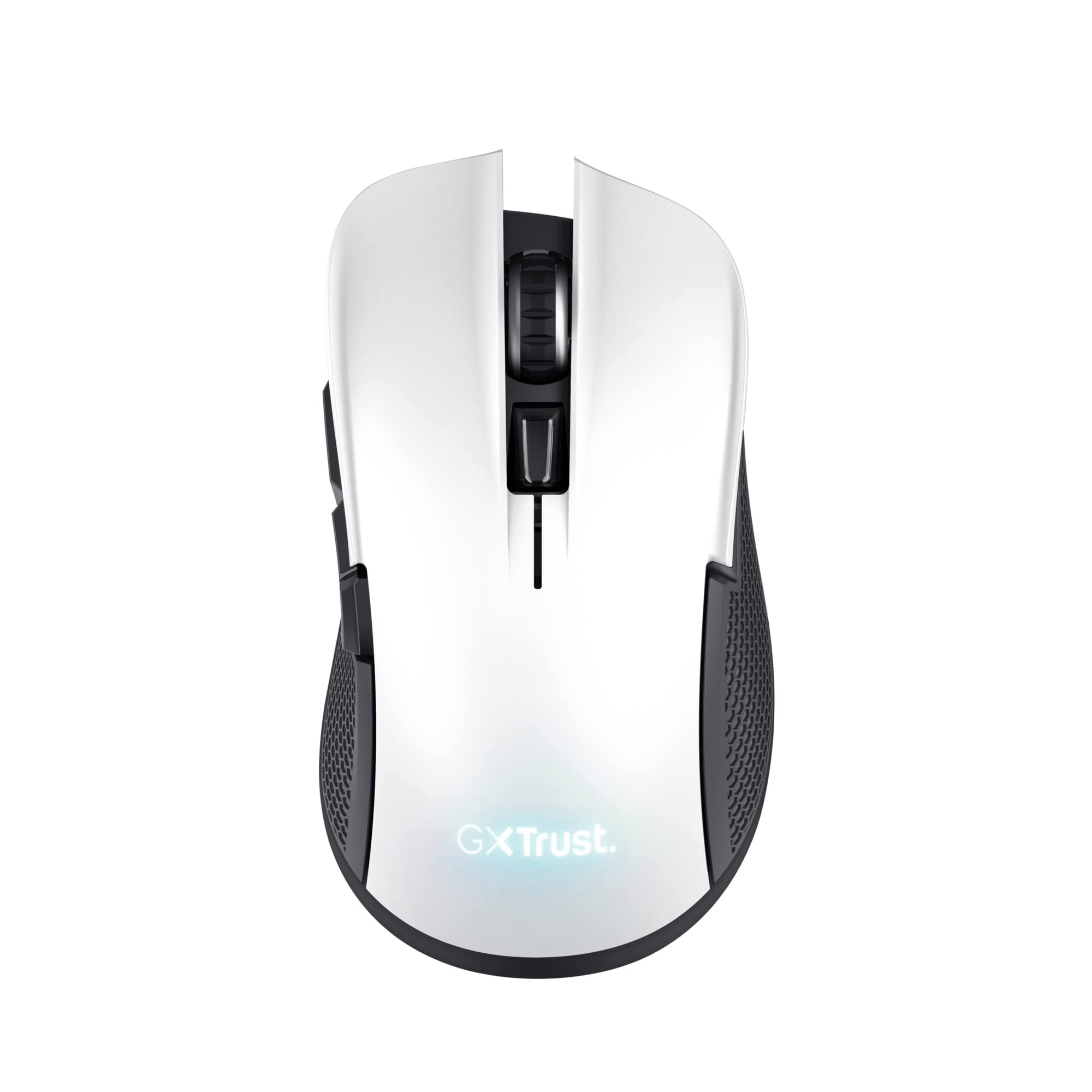 Trust Gaming GXT 923W Ybar Rechargeable Wireless Gaming Mouse, Low Latency 2.4GHz, 50h Battery Life, 200-7200 DPI, 69% Recycled Plastics, Programmable RGB Mouse for Computer, PC, Laptop –