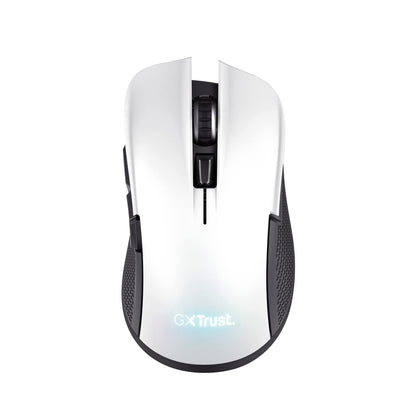 Trust Gaming GXT 923W Ybar Rechargeable Wireless Gaming Mouse, Low Latency 2.4GHz, 50h Battery Life, 200-7200 DPI, 69% Recycled Plastics, Programmable RGB Mouse for Computer, PC, Laptop –