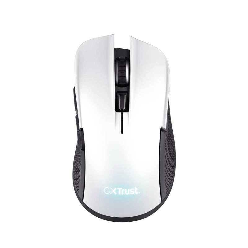 Trust Gaming GXT 923W Ybar Rechargeable Wireless Gaming Mouse, Low Latency 2.4GHz, 50h Battery Life, 200-7200 DPI, 69% Recycled Plastics, Programmable RGB Mouse for Computer, PC, Laptop –
