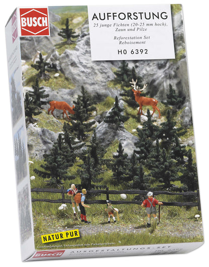 Busch - Árbol para modelismo ferroviario H0 Escala 1:87 (BUE6392