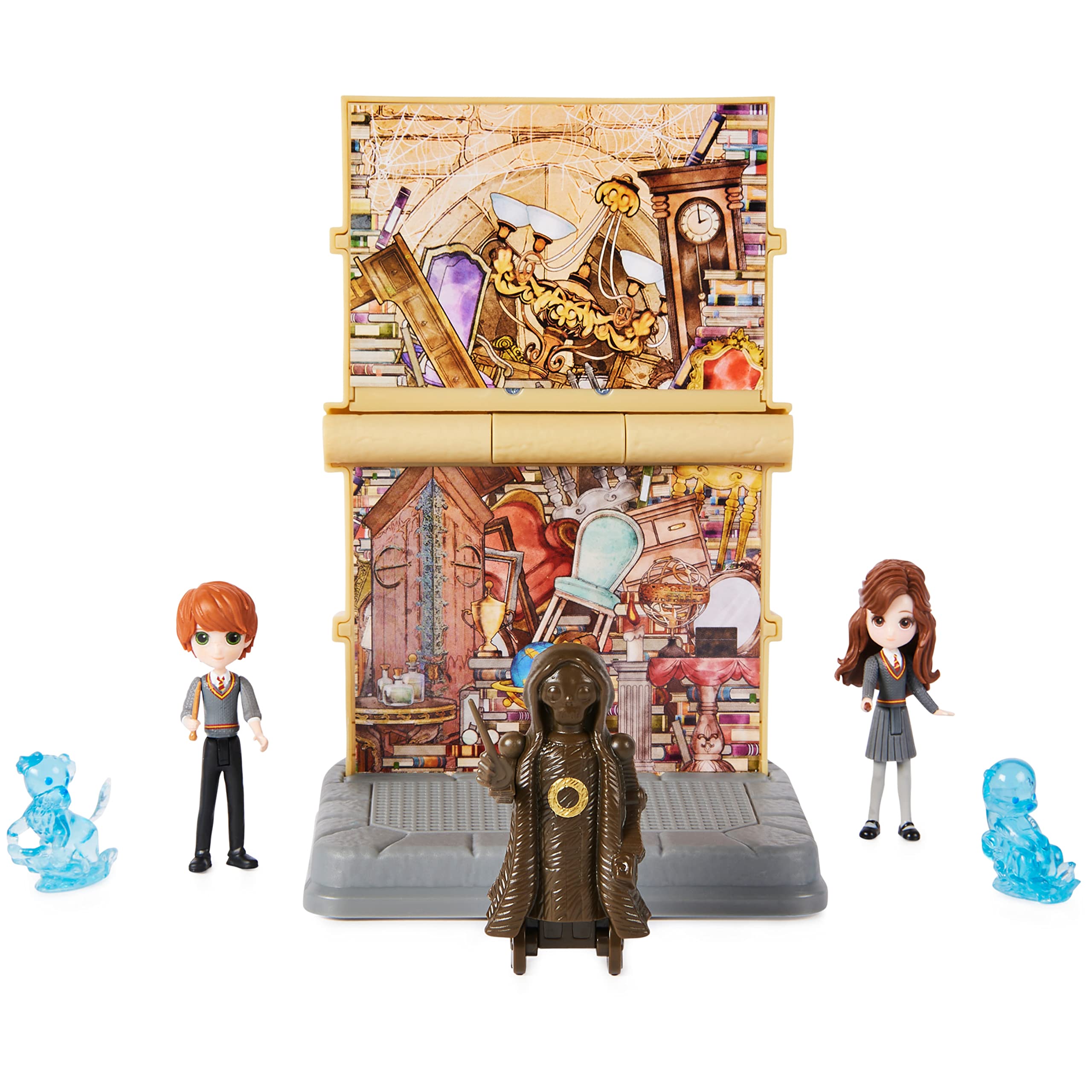 Wizarding World Harry Potter, Room of Requirement 2-in-1 Transforming Playset with 2 Exclusive Figures and 3 Accessories, Kids’ Toys for Ages 5 and up
