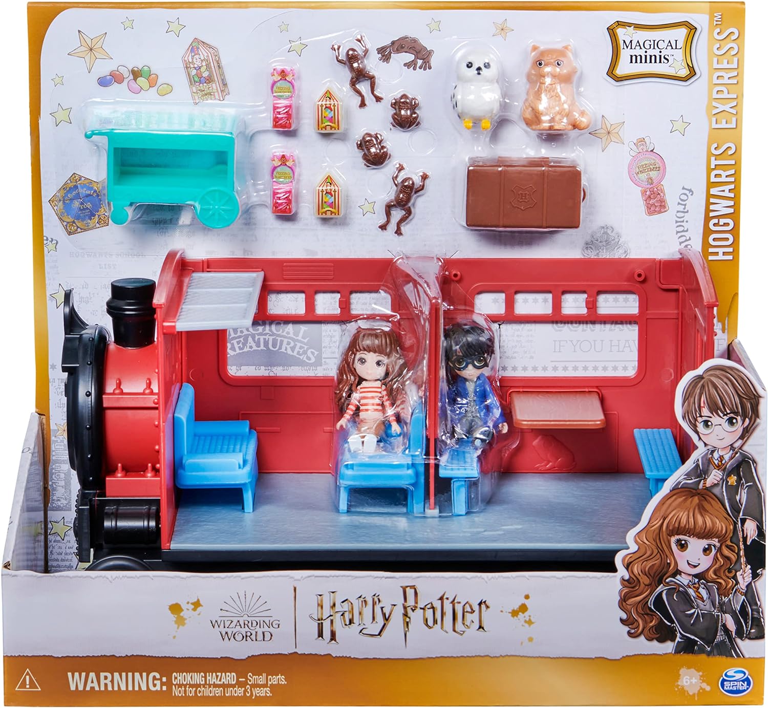 Wizarding World Harry Potter, Magical Minis Hogwarts Express Train Toy Playset with 2 Exclusive Figures, Kids’ Toys for Ages 6 and up & Harry Potter, Magical Minis Honeydukes Sweet Shop + Magical Mini