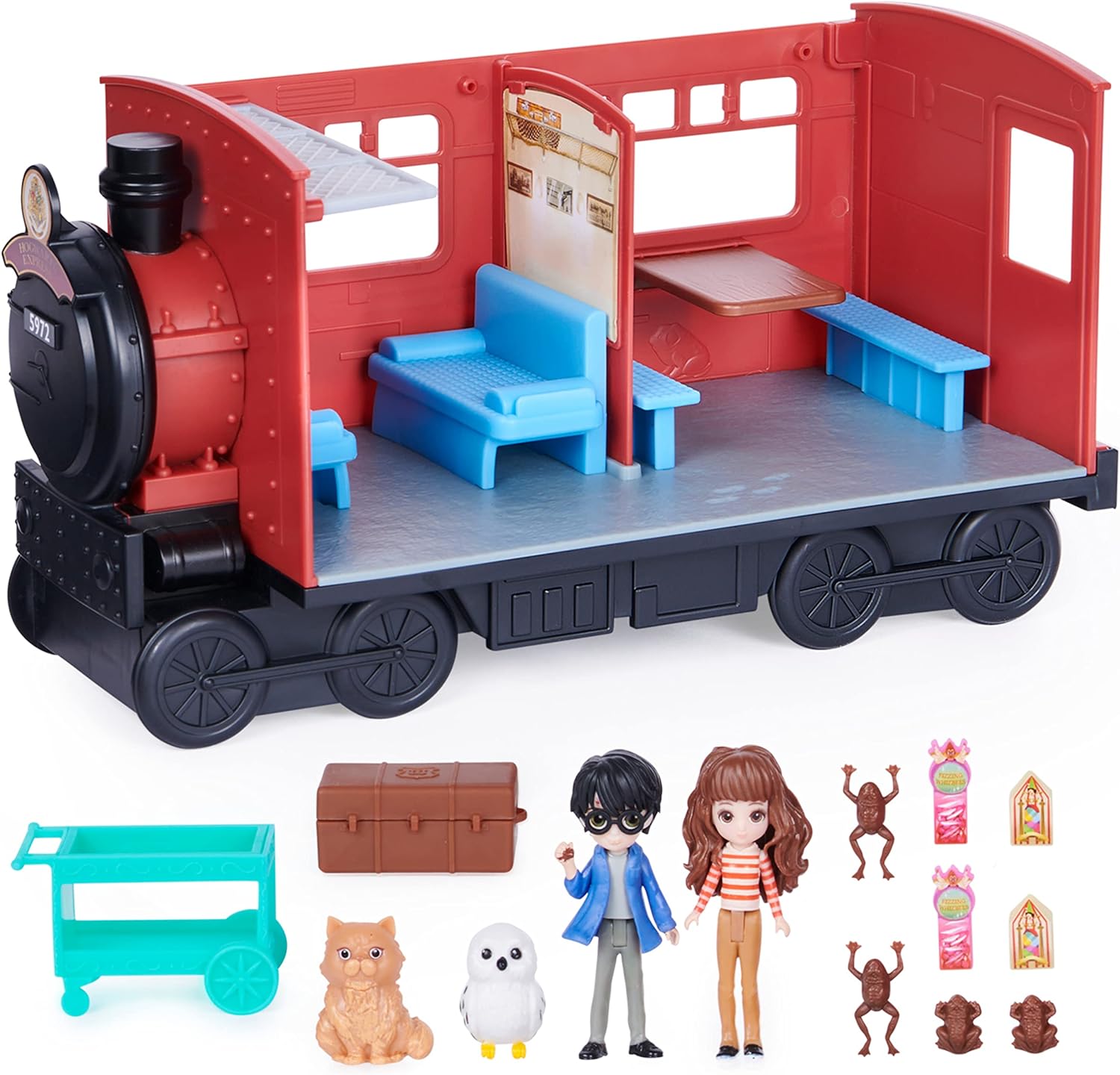 Wizarding World Harry Potter, Magical Minis Hogwarts Express Train Toy Playset with 2 Exclusive Figures, Kids’ Toys for Ages 6 and up & Harry Potter, Magical Minis Honeydukes Sweet Shop + Magical Mini