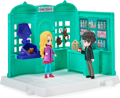 Wizarding World Harry Potter, Magical Minis Hogwarts Express Train Toy Playset with 2 Exclusive Figures, Kids’ Toys for Ages 6 and up & Harry Potter, Magical Minis Honeydukes Sweet Shop + Magical Mini