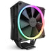 NZXT T120 RGB CPU Air Cooler - RC-TR120-B1 - Conductive Copper Pipes - Fluid Dynamic Bearings - AMD and Intel Compatibility - Black RGB Black