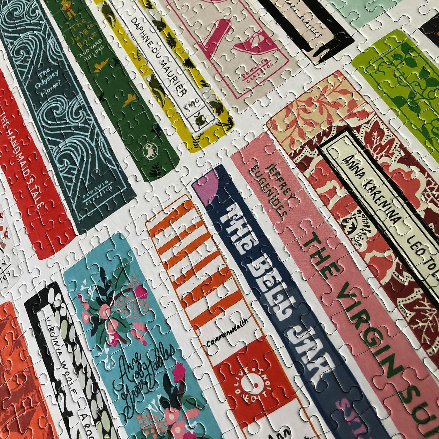 Classic's 1000 Piece Jigsaw Puzzle for Adults | Premium 100% Recycled Board | 1000 Piece Book Cover Jigsaw Puzzle | Gifts for Book Lovers | Happily Jigsaw Puzzles