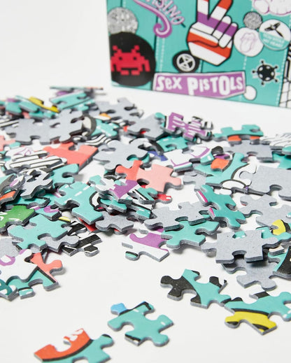 Pinned 1000 Piece Jigsaw Puzzle for Adults | Premium 100% Recycled Board | 1000 Piece Jigsaw Puzzle For Adults | Retro Gifts | Happily Jigsaw Puzzles