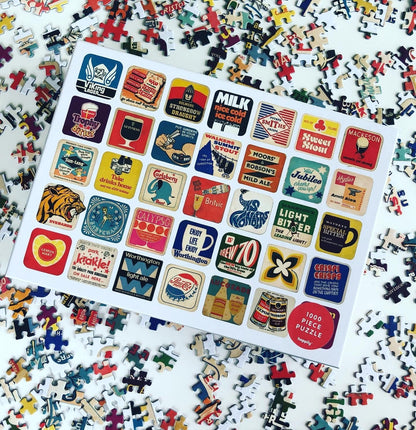 Happily Mats Design 1000 Piece Jigsaw Puzzle