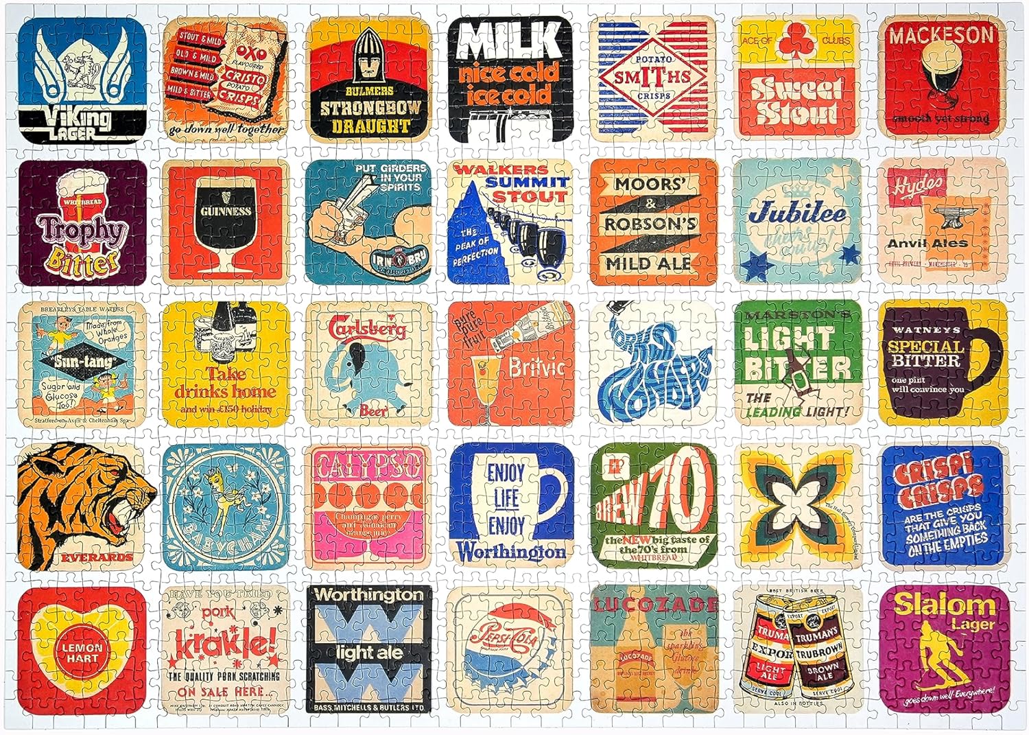Happily Mats Design 1000 Piece Jigsaw Puzzle
