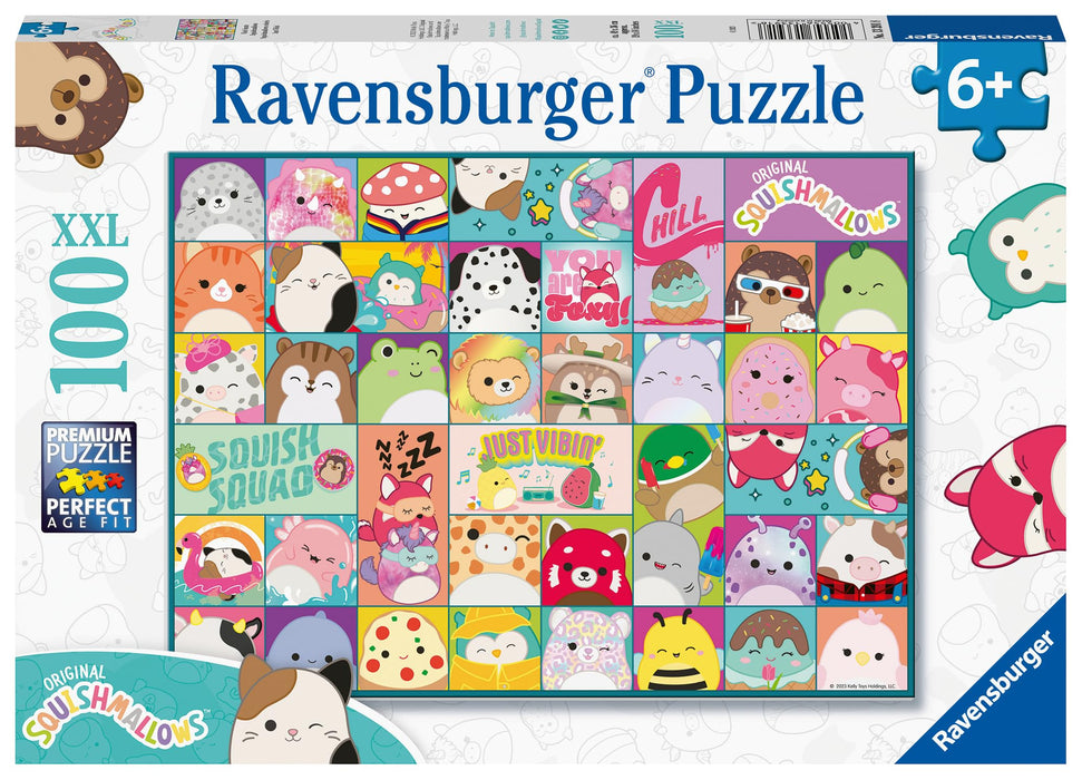Ravensburger 13391 Squishmallows Squismallows Jigsaw Puzzle for Kids Age 6 Years Up-100 Pieces XXL