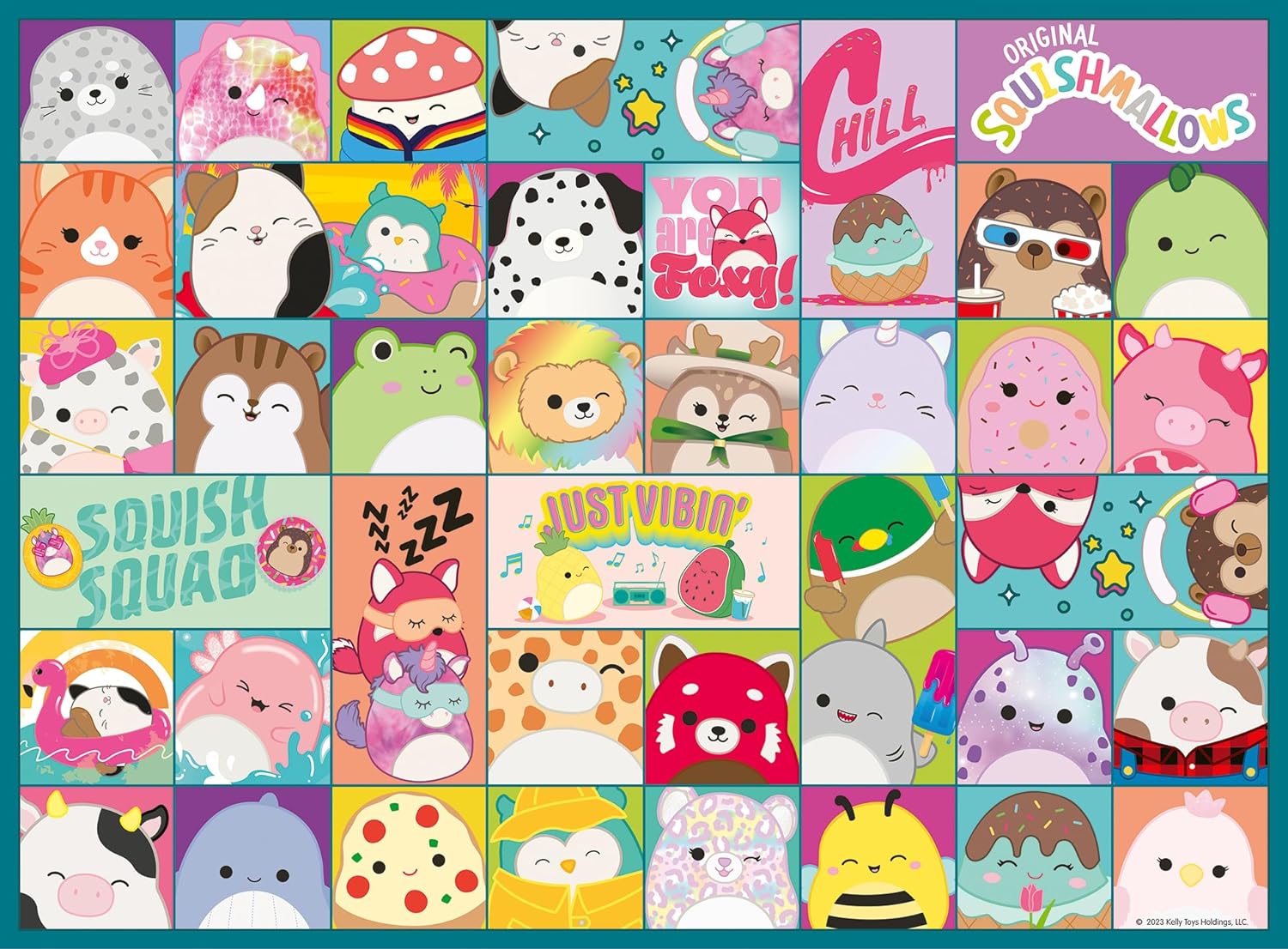 Ravensburger 13391 Squishmallows Squismallows Jigsaw Puzzle for Kids Age 6 Years Up-100 Pieces XXL