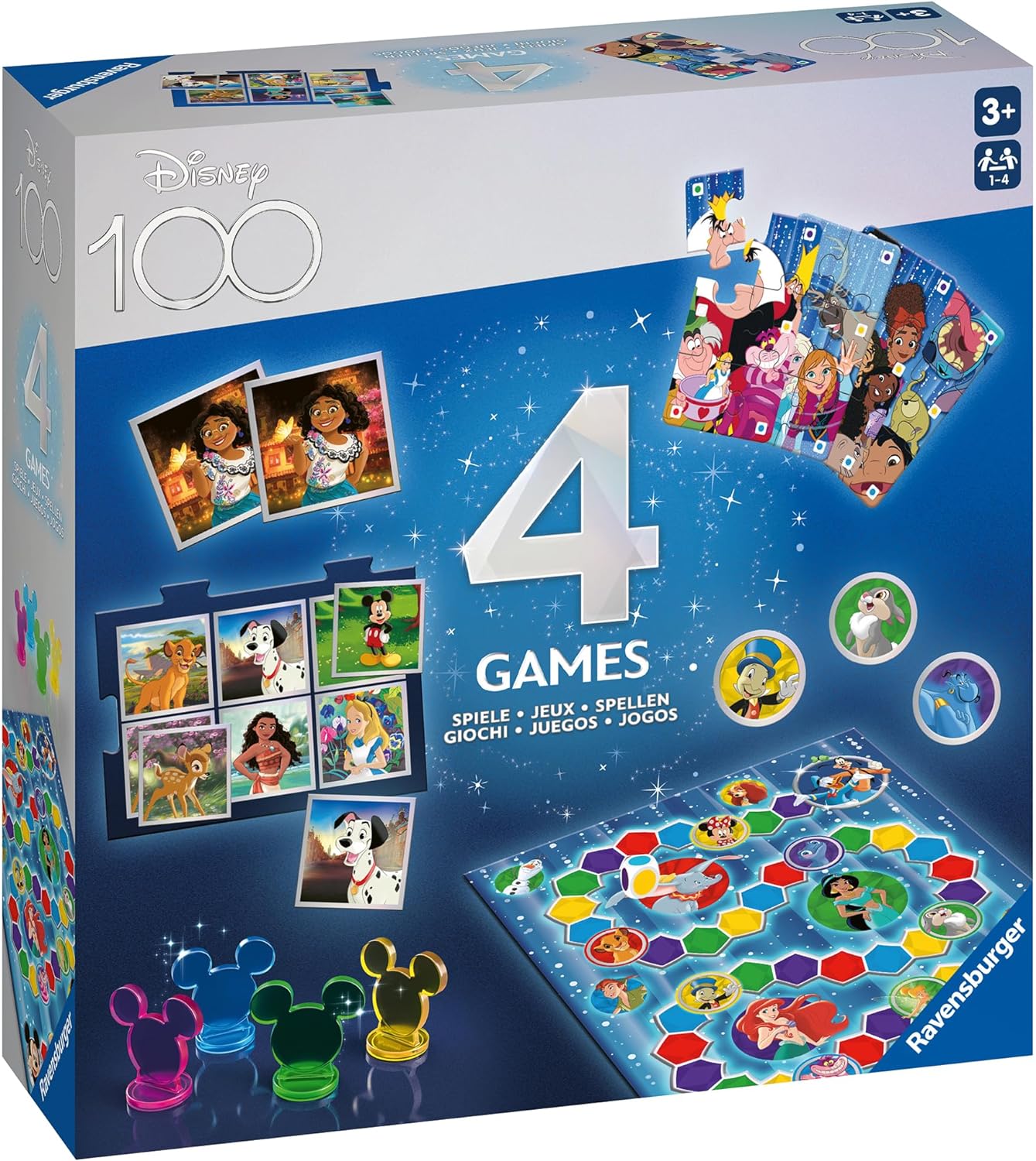Disney 100 4-in-1 - Bordspel (6013411