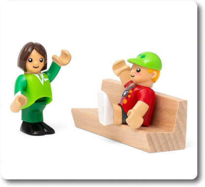 BRIO World Circle Wooden Railway Train Set Toy For Kids Age 3 Years Up