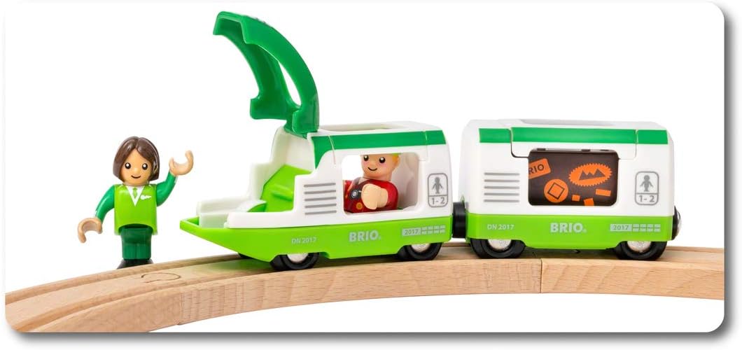 BRIO World Circle Wooden Railway Train Set Toy For Kids Age 3 Years Up