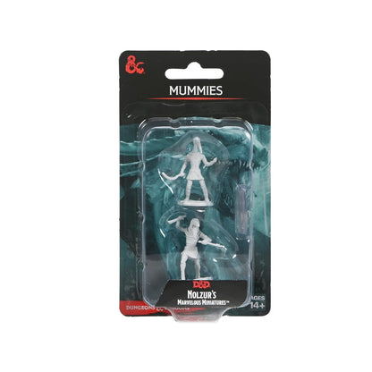 WizKids D&D Nolzur's Marvelous Miniatures: Mummies Unpainted Dungeons and Dragons Miniatures