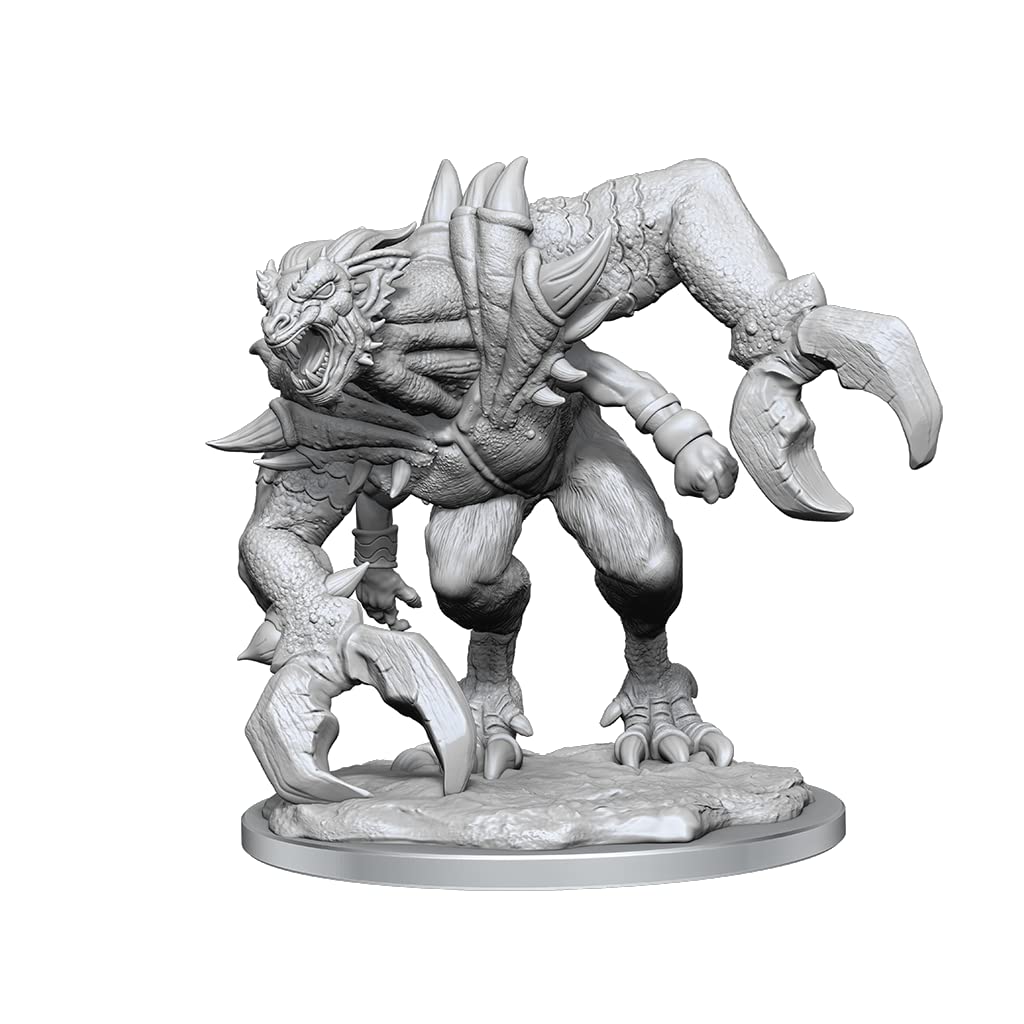 WizKids D&D Nolzur's Marvelous Miniatures: Glabrezu Unpainted Dungeons and Dragons Miniatures