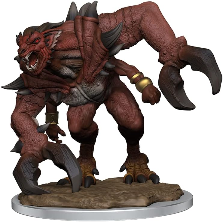 WizKids D&D Nolzur's Marvelous Miniatures: Glabrezu Unpainted Dungeons and Dragons Miniatures