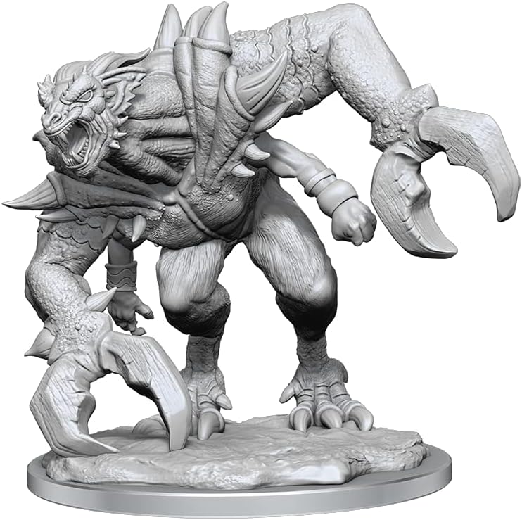 WizKids D&D Nolzur's Marvelous Miniatures: Glabrezu Unpainted Dungeons and Dragons Miniatures