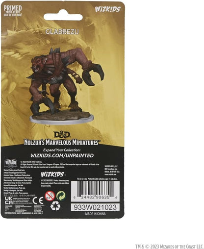 WizKids D&D Nolzur's Marvelous Miniatures: Glabrezu Unpainted Dungeons and Dragons Miniatures