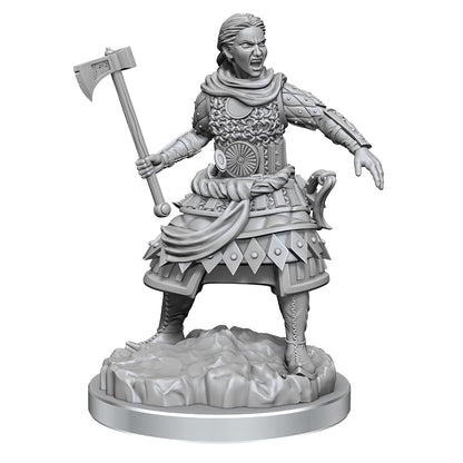 WizKids D&D Nolzur's Marvelous Miniatures: Human Fighters Unpainted Dungeons and Dragons Miniatures