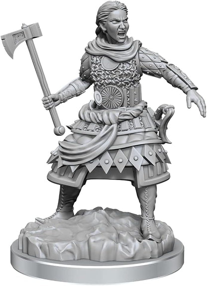 WizKids D&D Nolzur's Marvelous Miniatures: Human Fighters Unpainted Dungeons and Dragons Miniatures