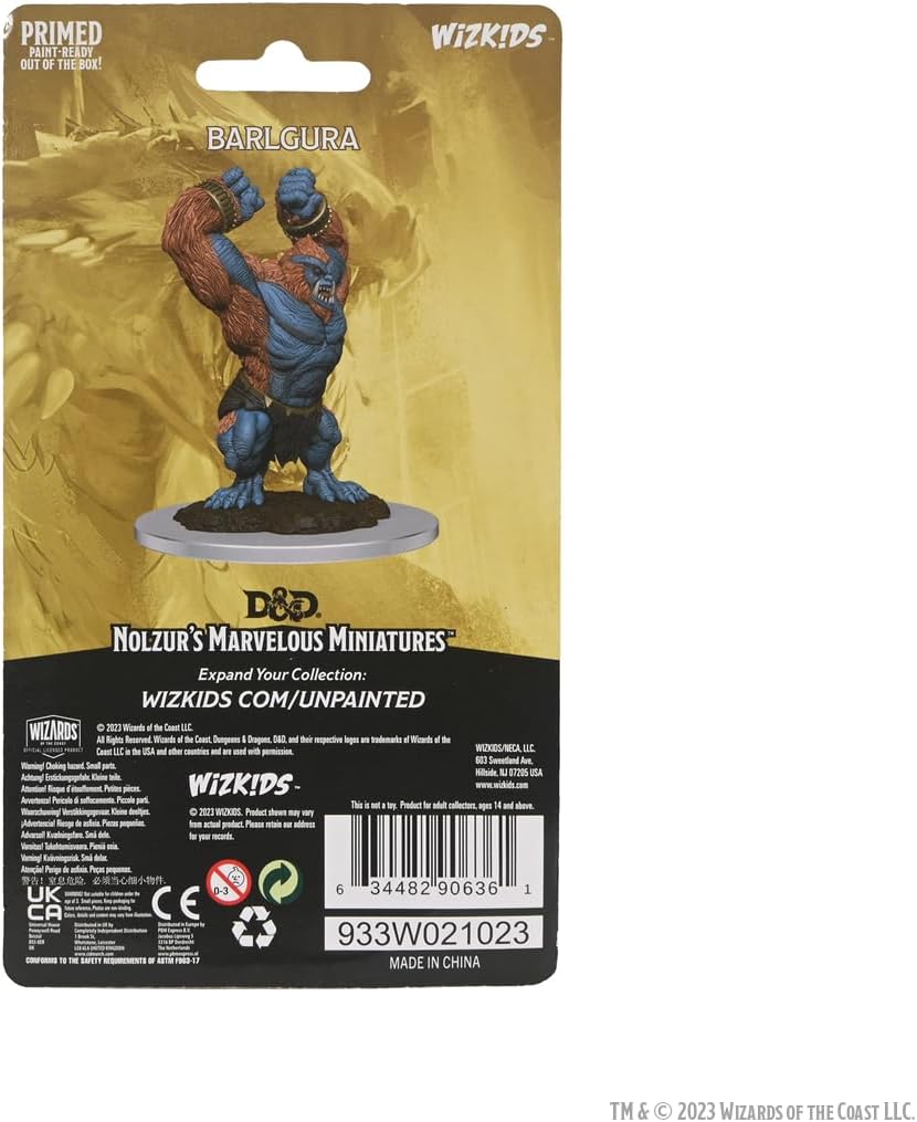 WizKids- D&D Nolzur's Marvelous Miniatures - Unpainted Miniature Barlgura