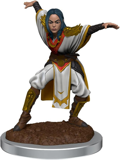 WizKids Pathfinder Deep Cuts: Medio Elfo Monje Mujer Pathfinder Miniaturas