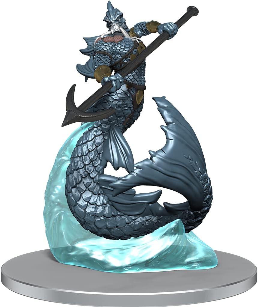 WizKids D&D Nolzur's Marvelous Miniatures: Merrow Unpainted Dungeons and Dragons Miniatures