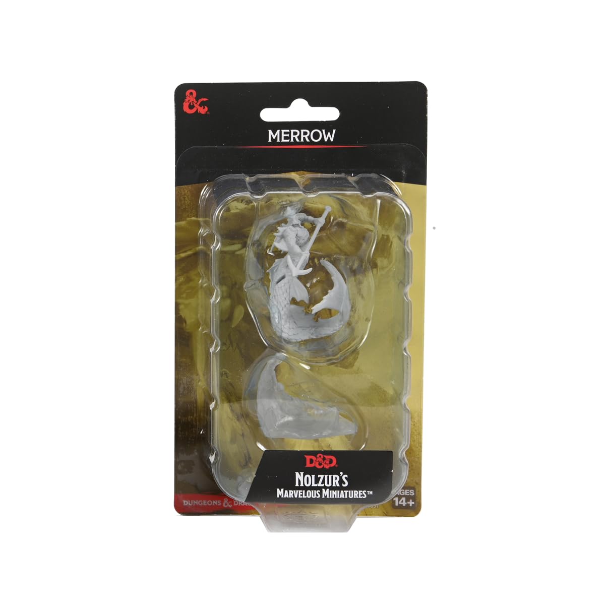 WizKids D&D Nolzur's Marvelous Miniatures: Merrow Unpainted Dungeons and Dragons Miniatures