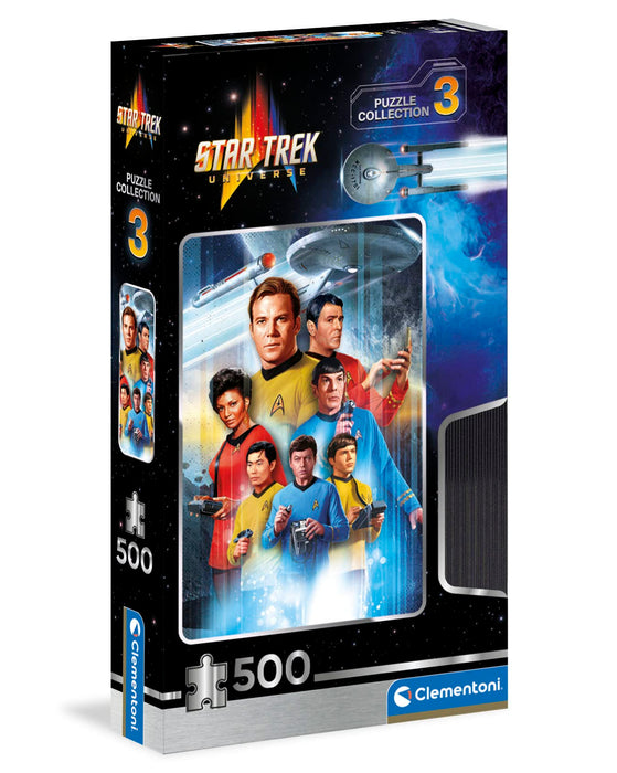 Clementoni 35142 Star Trek 500 Pieces, Jigsaw Puzzle for Adults-Made in Italy, Multi-Coloured Puzzle Star Trek 500 Pieces