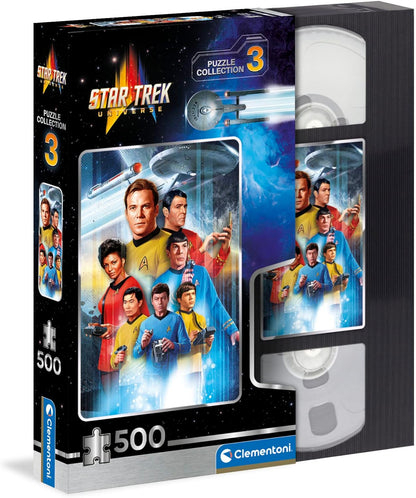 Clementoni 35142 Star Trek 500 Pieces, Jigsaw Puzzle for Adults-Made in Italy, Multi-Coloured Puzzle Star Trek 500 Pieces