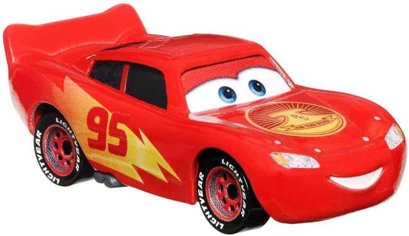 Disney Pixar Cars 1:55 Die Cast - Road Trip Lighting McQueen (HKY34