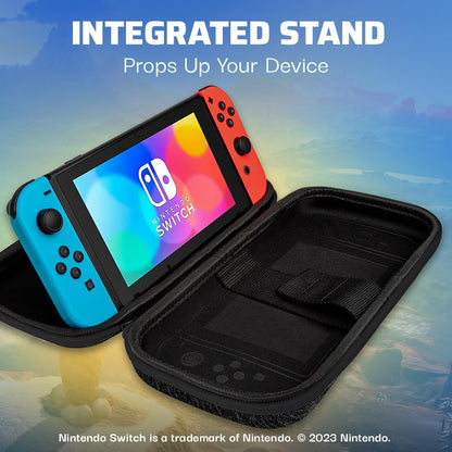 PDP Travel Case Hyrule Blue Hyrule Blue Blue and Yellow